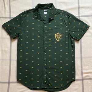 The Legend of Zelda Green Short Sleeve Men's Shirt Size Small